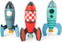Tender Leaf Toys - Rocket Construction - 18 Pc Wooden Construction Toy
