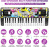 M SANMERSEN Piano Keyboard for Kids - 37 Keys Electronic Pianos with Music Book Bracket for 3-8 Years Old