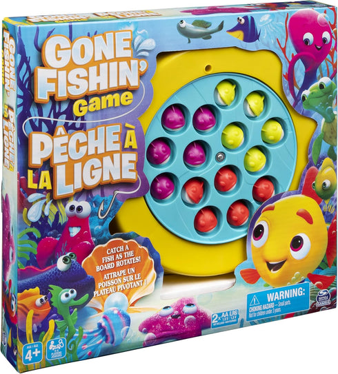 Spin Master Games Gone Fishing Board Game - For Kids and Families