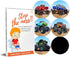 Potty Training Seat Magic Sticker, Monster Truck Color Changing Sticker, 5 Pack Toilet Targets with FREE Potty eBook