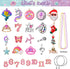 Charm Bracelet Making Kit & Unicorn/Mermaid Girl Toy - Ideal Crafts for Ages 8-12 Girls to Inspire Imagination