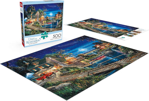 Buffalo Games - Days to Remember - Autumn Memories - 500 Piece Jigsaw Puzzle for Adults, Finished Size 21.25 x 15.00