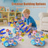 Fivoro 3+, 18Pcs Set, Playset STEM Gears Toys for Kids Ages Creative Learning Building Blocks, Educational Construction