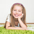 Headbands for Girls, 12Pcs Thin Hair Bands for Kids, Floral Cloth Fabric Covered Headbands for Birthday Party