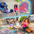 ZHBDMGK 48 Sidewalk Chalk for Kids, Colors Dustless Washable Toddlers Chalk with Plastics Holder for Blackboard Drawing
