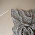 100% mushie Muslin Baby Swaddle Blanket | Organic Cotton (Blue Flowers)