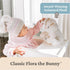 0 7" GUND Baby Peek-a-Boo Flora Bunny Plush, Bunny Rabbit Stuffed Animal, Baby Toy for Ages and Up, Cream, (Batteries