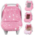 Car Seat Cover Baby Girls Boys, Soft Flannel Infant Carseat Cover with