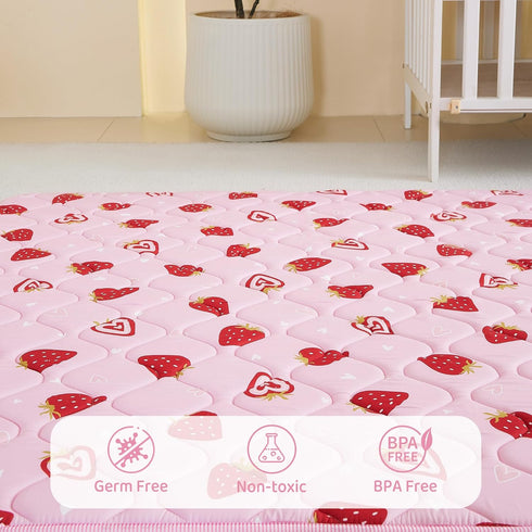50" 50" Viviland Baby Play Mats for Floor, Thicken Cushioning Padding Foam Playmate for Baby and Toddlers Infants, x