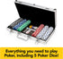 Cardinal Classics 300-Piece Poker Set - Aluminum Carrying Case, Professional Weight Chips, Casino Game for Ages 8+