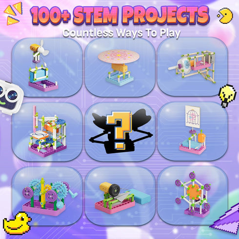 100+ 5 6 7 8 10 5+ (8018E) SMILESSKIDDO Girls Science Kit for Kids Ages | STEM Toys for Girl | Birthday Gift Ideas