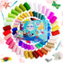 102 Air Dry Clay Colors, Modeling Clay for Kids, Model Magic Clay, DIY Molding Clay Kit with Sculpting Tools, Soft
