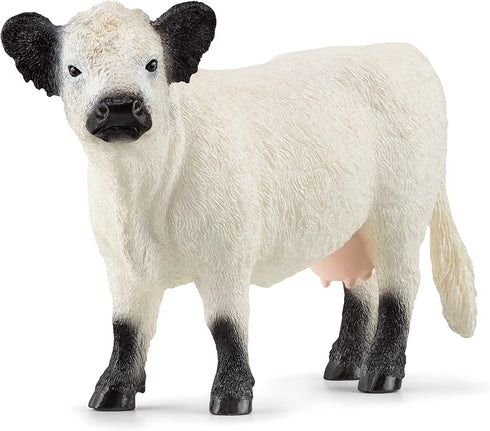 Schleich Farm World Realistic Galloway Cow Figurine, Durable Farm Animal Toy for Boys Girls Gift Ages 3+