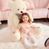 IKASA Giant Teddy Bear Plush Toy, Stuffed Animals, White, 47 inches