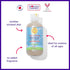 100% 8.5 oz. California Baby Eczema Body Wash & Shampoo | Gentle Steroid-Free Eczema Treatment | Colloidal Oatmeal +