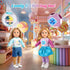 9 Sets 18 Inch Sets WONDOLL American Doll Clothes and Accessories - Outfits - Princess Fashion Bundle for Girl(No Doll)