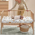 Winpema 28"x52" Cartoon Goose Fitted Crib Sheet White Goose Baby Crib Sheet Fit Standard Crib and Toddler Mattress,Crib