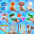 125 Pack 4-8-12,Stress&Anxiety Fidget Toys Assortment for Kids Relief Toys for Party Favors,Treasure Box
