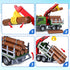 3 4 5 6 7 Bstoyder Toddler Boy Toys for Years Kids, Large Flatbed Truck Toy with a Farm Truck, Friction Powered