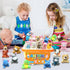 32Pcs Mini Plush Animals Toy Set - Assortment Bulk Stuffed Keychain Party Favors for Kids