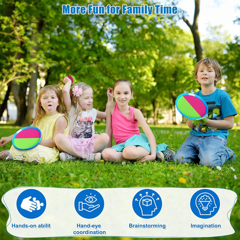 Set 3 4 5 6 7 8-12 6 3 Aywewii Toss and Catch Ball Game Kids Outdoor Toys for Beach Pool Yard, Birthday Gift for Boy