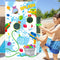 Toss Game Banner for Water Balloons - 4 Score Holes Shooter Target for Water Gun, Pool Party Supplies