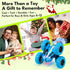 6-12, 4WD 360 Threeking New Remote Control Car RC Flip Stunt Double Sided Driving Cars Toys for Boys Girls Ages USB-C