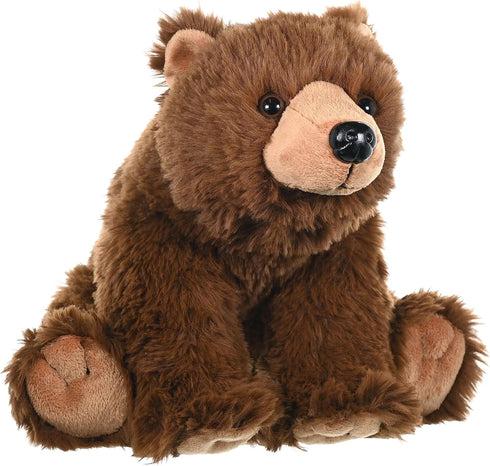 Wild Republic Brown Bear Plush, 12 Inch Stuffed Animal, Gifts for Kids