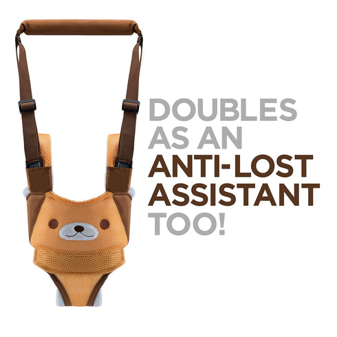 Baby Walking Harness - Handheld Kids Walker Helper - Toddler Infant Walker Assistant Belt for 7-24 Month Old