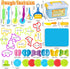 Sets 37pcs 3D VConejo Dough Tools Play for Kids, Clay and Dough Accessories with Storage Container, Mat, Cutters