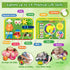 Letoya Toddler Busy Board, Farm Busy Book Montessori Toys for Toddlers, Sensory Board Learning Toy Educational Activity