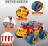 Pup Go 3-in-1 46Pcs 3 4 5 6 7 8 9 Take Apart Car for Boys with Electric Drill, Construction Toy Truck, Build Your Own