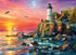Ravensburger 500 Piece Jigsaw Puzzle - Lighthouse at Sunset for Adults, Handcrafted Tooling, Made in Germany