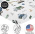 Bulldozer, Sweet Jojo Designs Fitted Baby Crib Sheets (Green Construction Truck) for Boys, Infant Nursery, Toddler Room