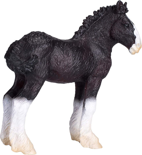 MOJO Shire Foal Realistic Equestrian Horse Club - Hand Painted Toy Figurine
