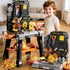 Playset 3 4 5 6 7 8, 3-5, Set, 3-8 Kids Tool Toy with Electronic Drill Sound for Aged Workbench Toys for Toddlers