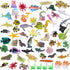 Ocean Sea Animals Figures, 60 Pack Mini Plastic Deep Underwater Life Creatures Set, STEM Educational Shower Bath Toys Gift for Baby Toddler Cupcake Toppers Party Supplies with Turtle Octopus Shark