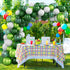 Balloon Garland Arch Kit Green, 107PCS Green White Balloon Arch Kit with Confetti Balloons for Birthday Decoration