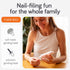 Trimmer 2 6 Cherish Baby Care LED Baby Nail Electric - Auto-Safety Stop Baby Nail Clippers, Bi-Directional Electric