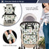 SUABO Backpack Tree Watercolor Pattern Baby Diaper Bag Large Bag Waterproof Travel Diaper Bags for Moms and Dads