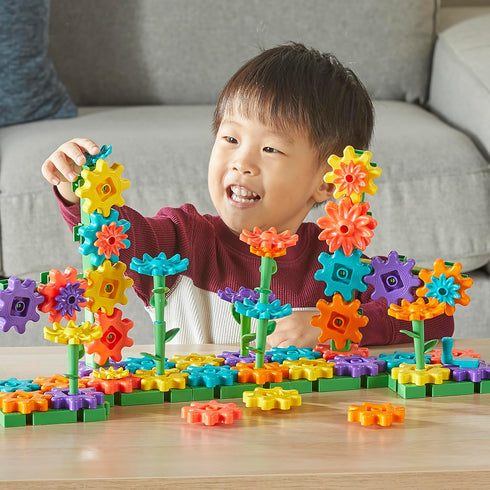 Set Sets, Learning Resources GardenGears Building - Hands-On Educational Construction & Engineering, Preschool STEM
