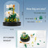 YaJie Flower Bouquet Building Set - White Daisy Blocks for Adults, Unique Botanical Home Decor (490 PCS)