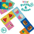 Set 3 boppi Dominoes Picture Game for Toddlers - Colourful Food Themed Montessori/STEM Dominoes for Children - Games