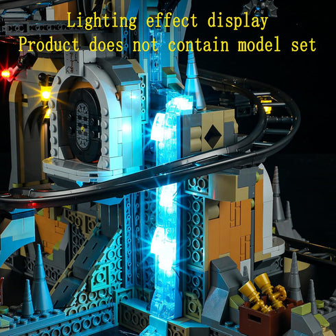 LED Light Kit Compatible with Harry Potter Gringotts Wizarding Bank Collectors' Edition 76417 (Model Not Included)