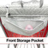 HIVVI 2-in-1 Portable Grocery Cart Seat Cover and Baby Highchair Cover (Gray Chevron)
