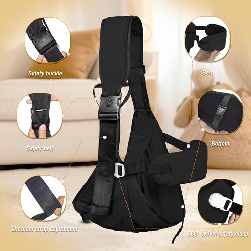 25-60 lbs,Ideal Baby Carrier Newborn to Toddler,Adjustable Baby Sling Carrier,Comfortable and Lightweight Toddler