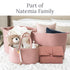 Natemia Portable Diaper Changing Pad - Rollable, Portable Changing Pad for Diaper Bag & Travel - Oeko-TEX Cotton