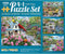 Bits and Pieces 4-in-1 Multi-Pack, 1000 Piece Jigsaw Puzzles for Adults, Each Measures 20" x 27" by Artist Mary Thompson