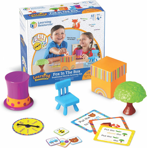 Learning Resources Fox in The Box Position Word Activity Set - Kids