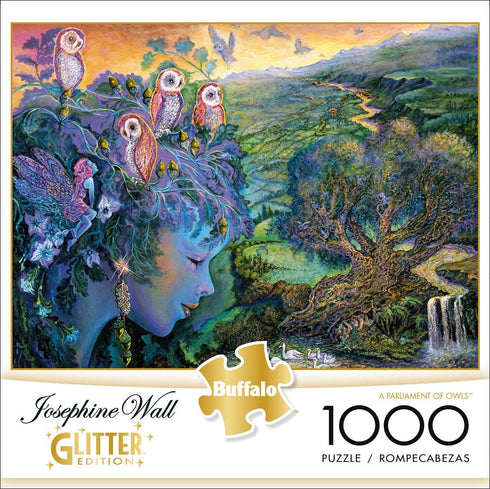 Buffalo Games - JoWall - A Parliament of Owls - 1000 Piece Jigsaw Puzzle for Adults Perfect for Game Nights